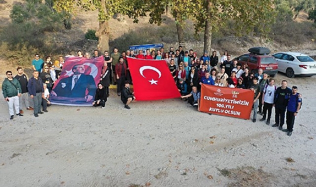 Aydınlılar Cumhuriyet'in 100. Yılını 'Trekking' Etkinliğiyle kutladı