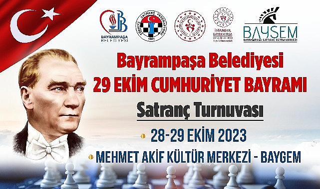 Bayrampaşa Belediyesi, Cumhuriyetin 100. yılı satranç turnuvası düzenliyor