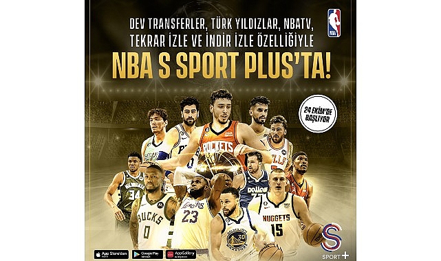 NBA'de Yeni Sezon Basketbolun Tek Adresi  S Sport Plus'ta