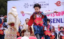Aydın Büyükşehir Belediyesi'nin çocuk gelişim merkezlerinde, Türkiye Büyük Millet Meclisi'nin kuruluşunun 104. yıl dönümü ve Ulusal Egemenlik ve Çocuk Bayramı coşkuyla kutlandı
